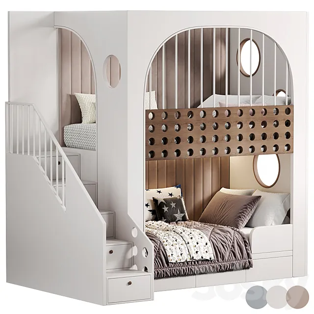 kids bedroom 12 3D Model