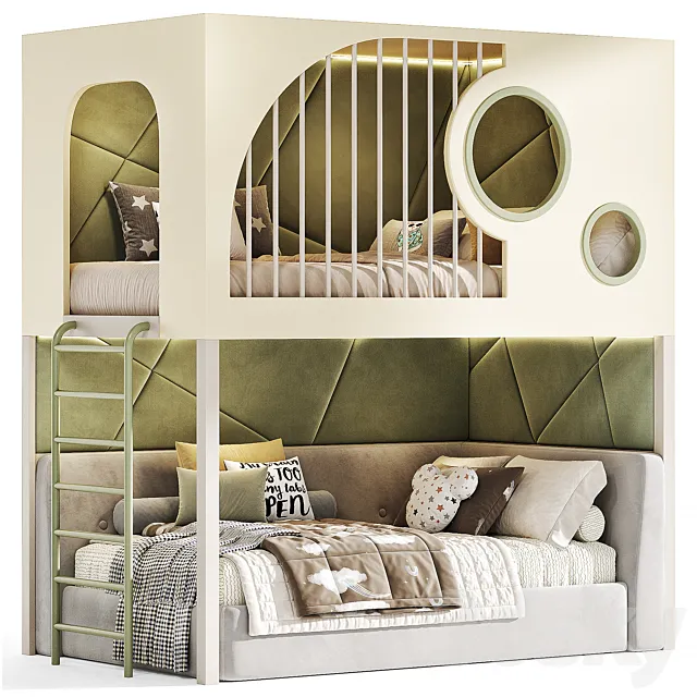 Kids bedroom 25 Children’s Bed 3D Model