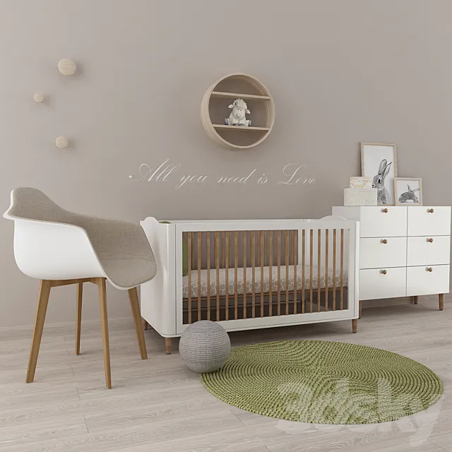 Kids room 3D Model