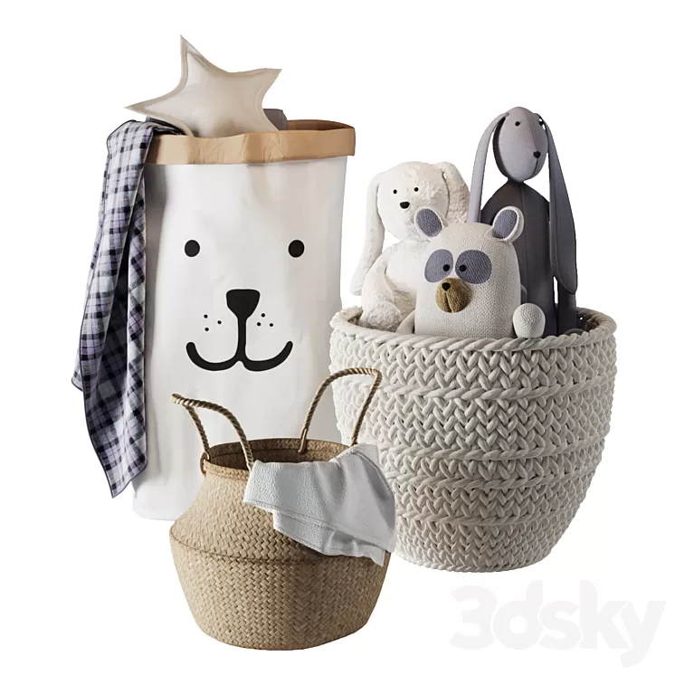 Kids Room Decor 01 3D Model