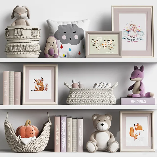 Kids Room Decor 03 3DModel