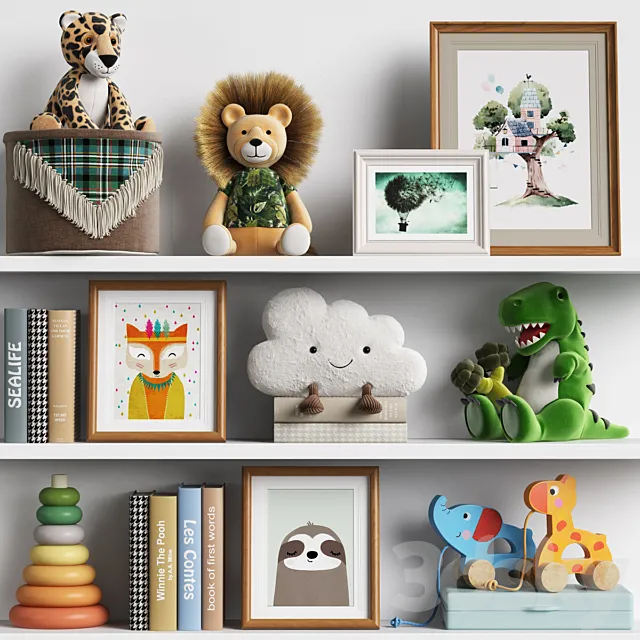 Kids Room Decor 09 3DModel