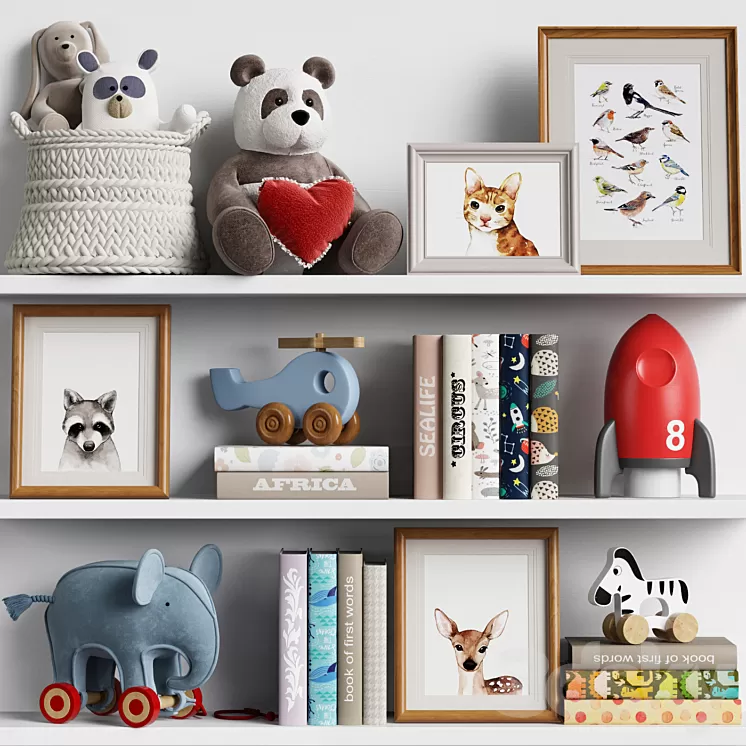 Kids Room Decor 12 3D Model