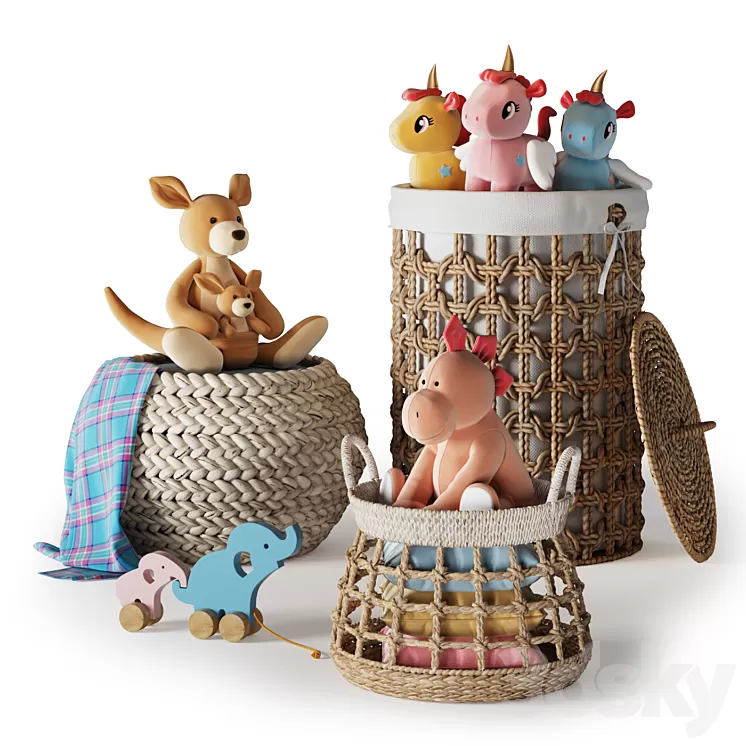 Kids Room Decor 14 3D Model