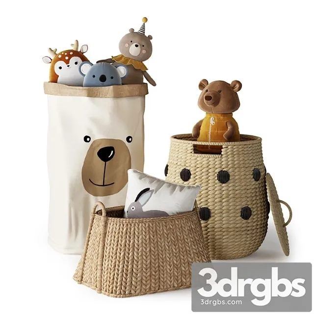 Kids Room Decor 22 3D Model Free