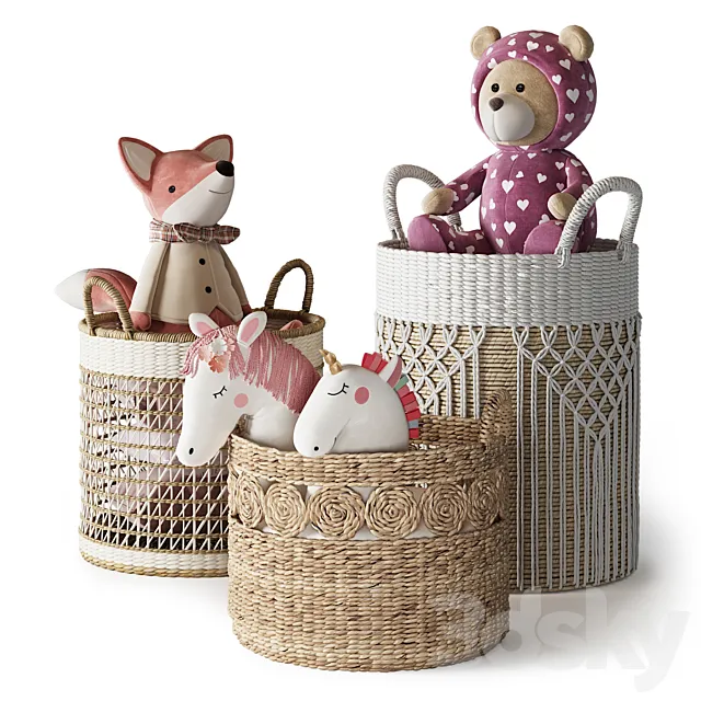 Kids Room Decor 28 3D Model