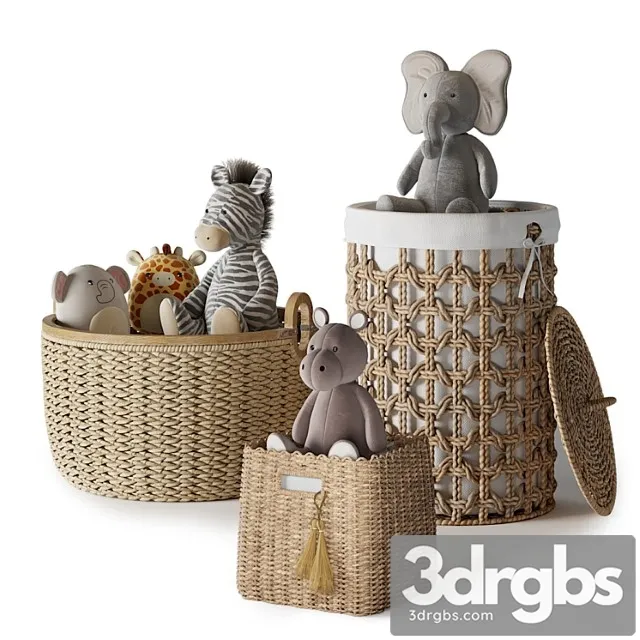 Kids Room Decor 31 3D Model Free