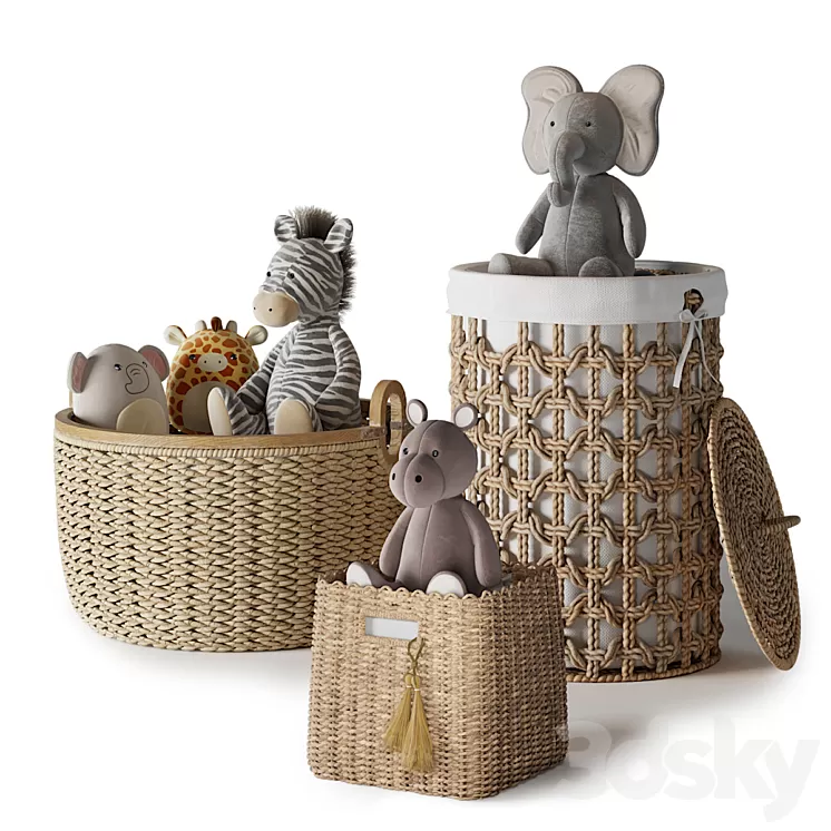 Kids Room Decor 31 3D Model