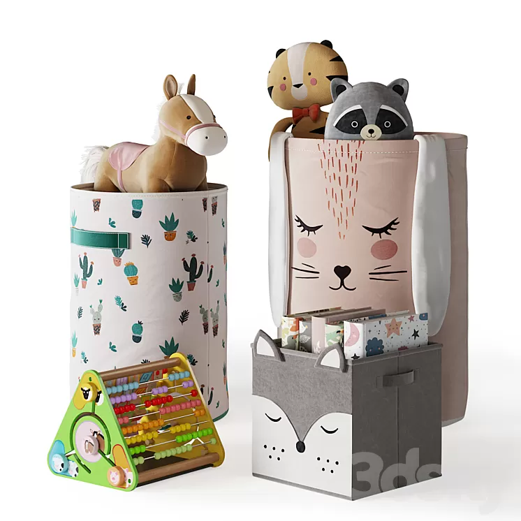 Kids Room Decor 43 3D Model Free