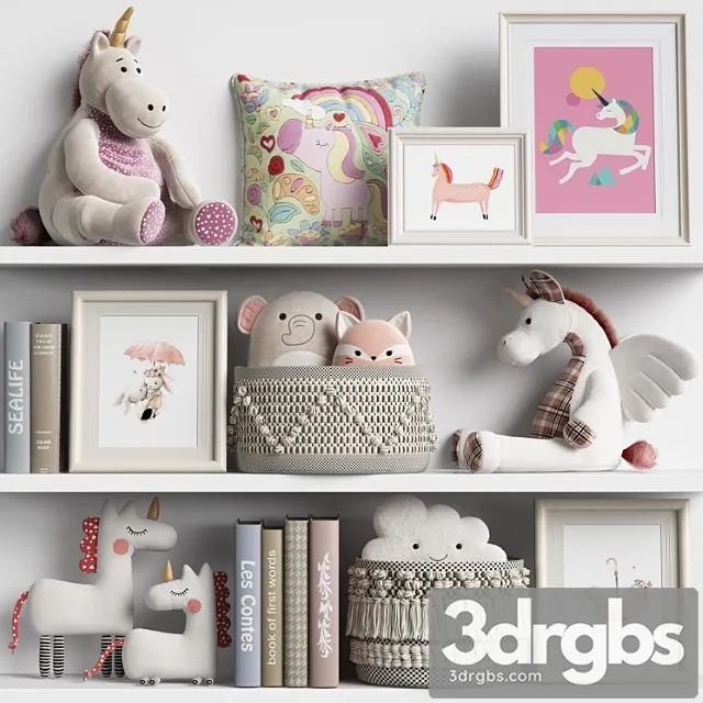 Kids Room Decor 56 3D Model Free