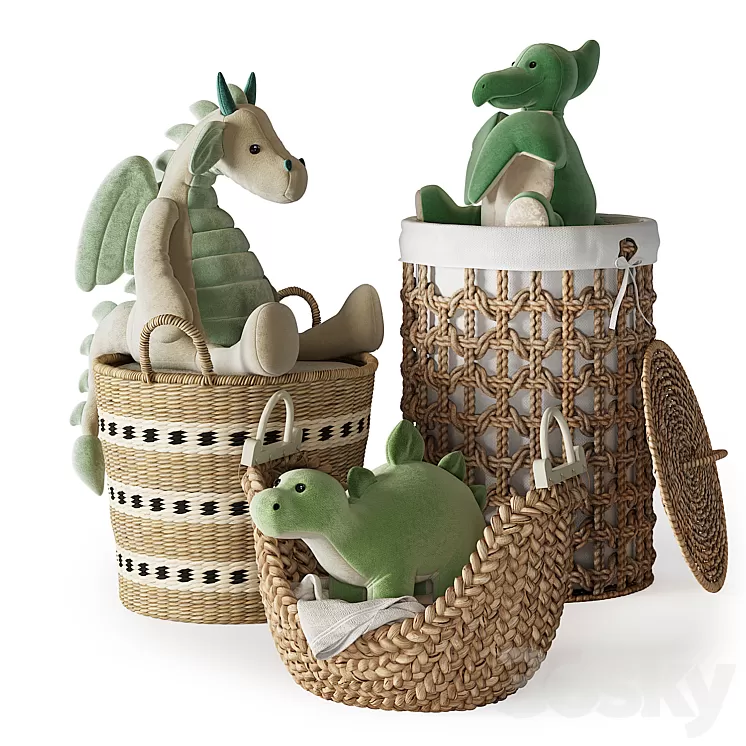 Kids Room Decor 59 3D Model