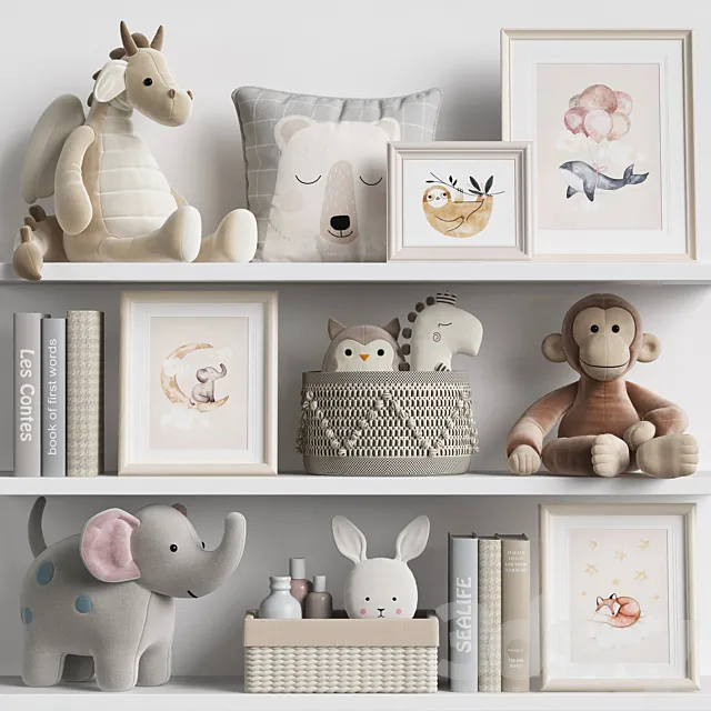 Kids Room Decor 75 3D Model