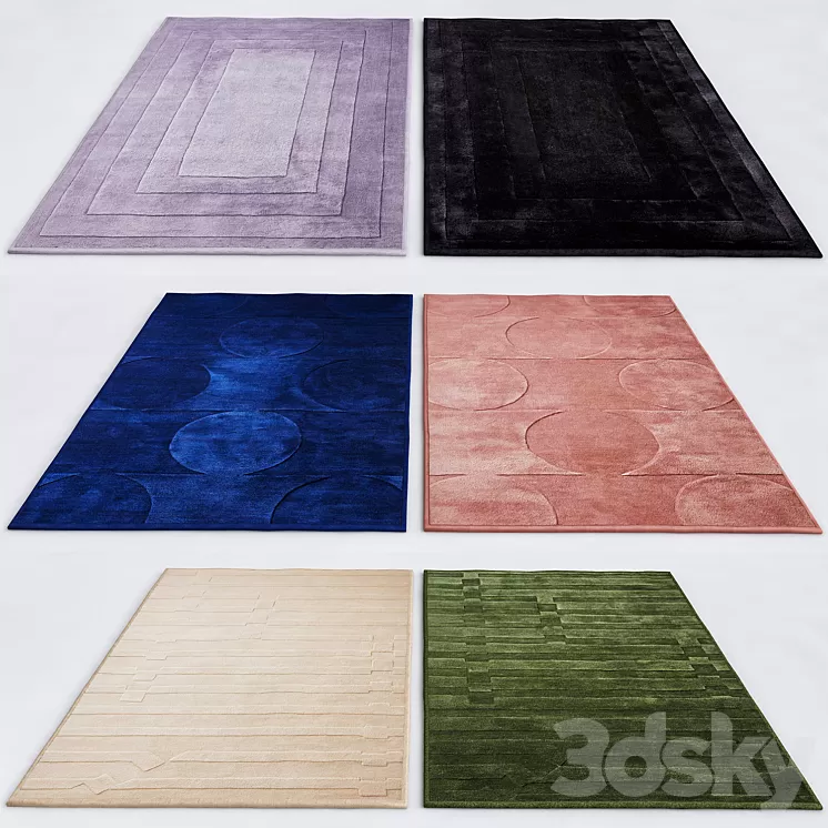 Kids Rugs collections 3D Model