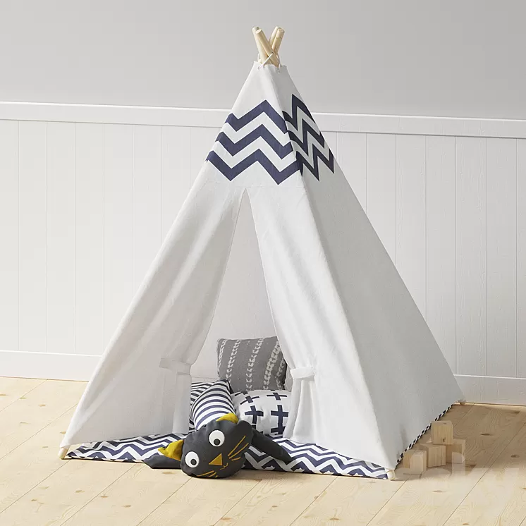 Kids teepee 3D Model