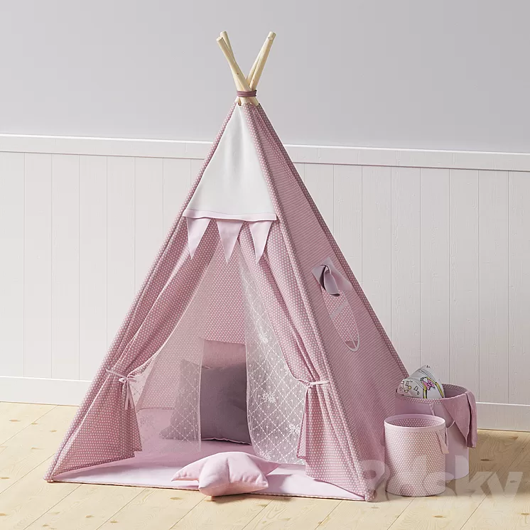 Kids teepee 3D Model