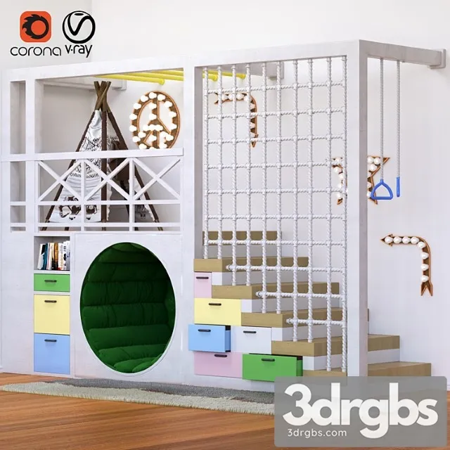 Kidsroom 30 3D Model Free