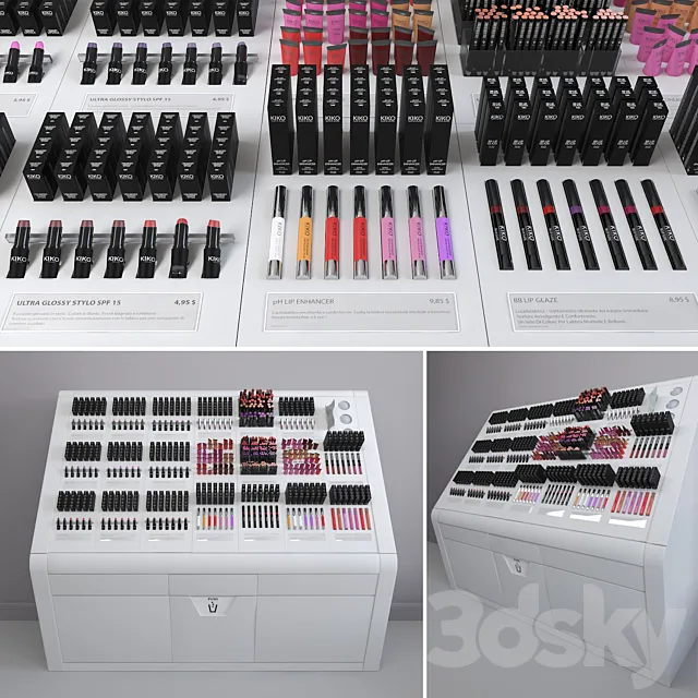 Kiko Make-up Display 3DModel