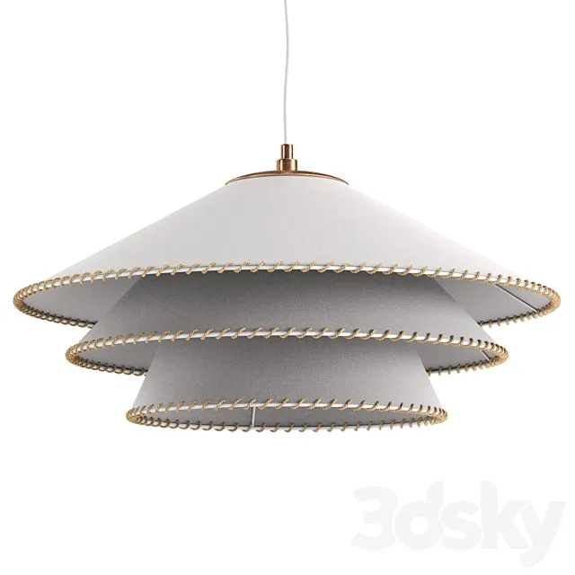 Kiko Parchment Pendant 3D Model