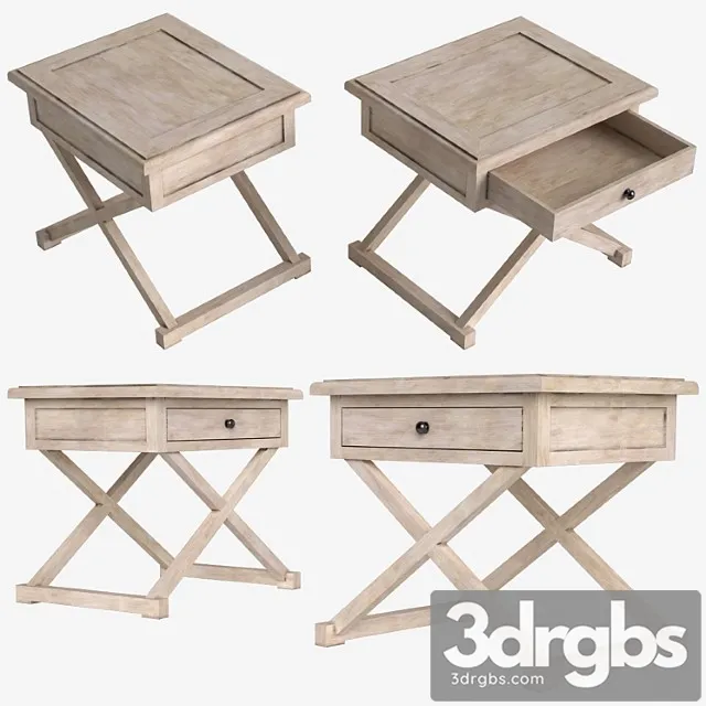 Kilmory bedside table Gramercy home 701.002-da 2 3D Model Free