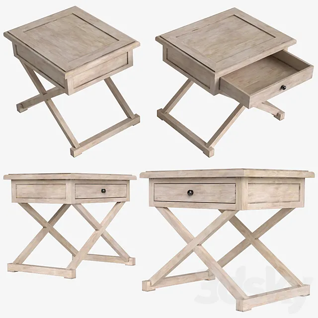 KILMORY BEDSIDE TABLE_Gramercy Home_701.002-DA 3D Model