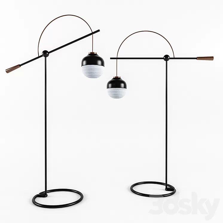 KIMU floor lamp 3D Model