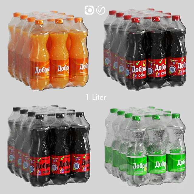 Kind blocks 1 liter 3D Model