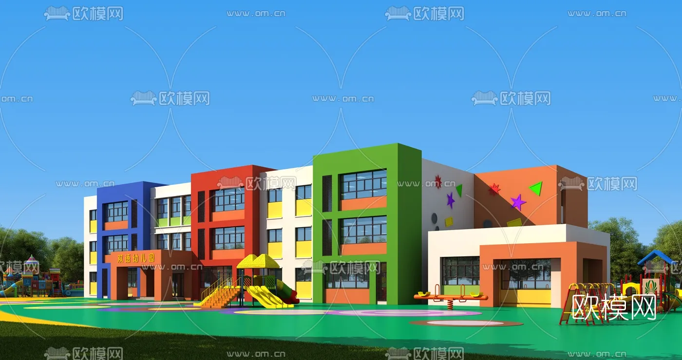 KINDERGARTEN - VRAY / CORONA - 3D MODEL - 1205