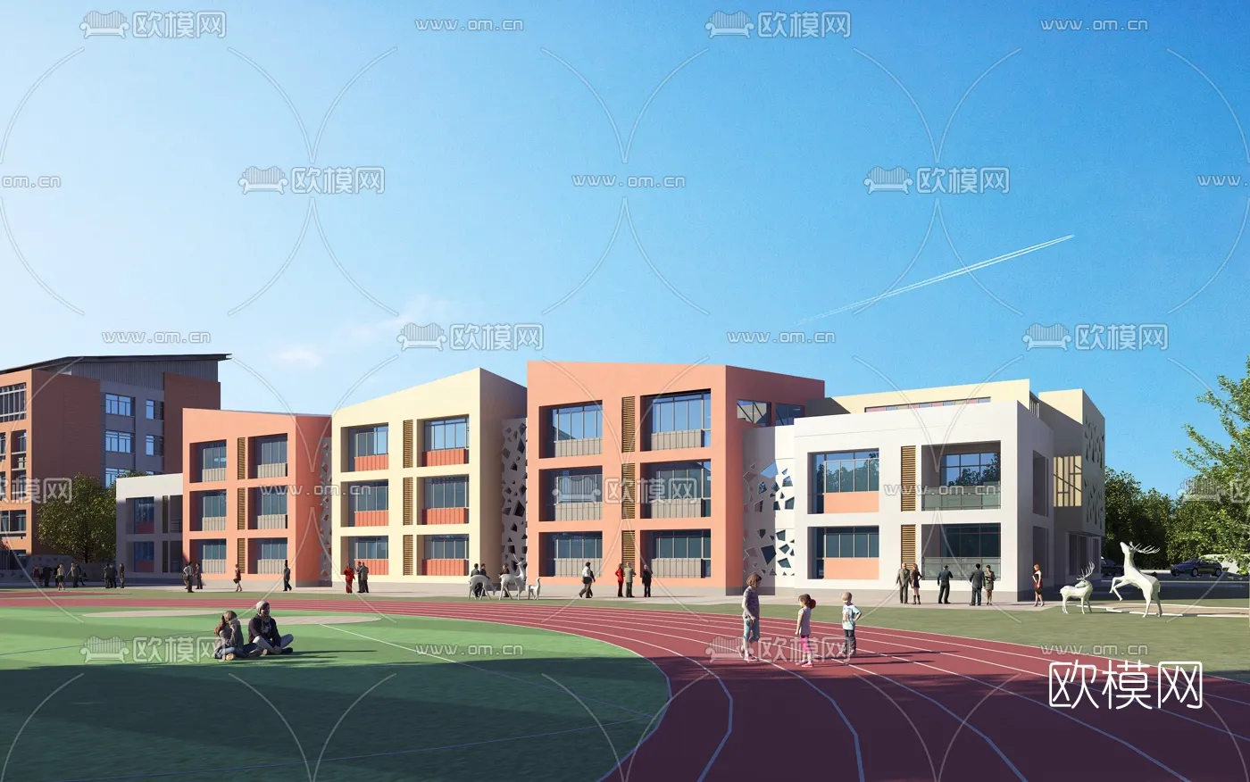 KINDERGARTEN - VRAY / CORONA - 3D MODEL - 1208