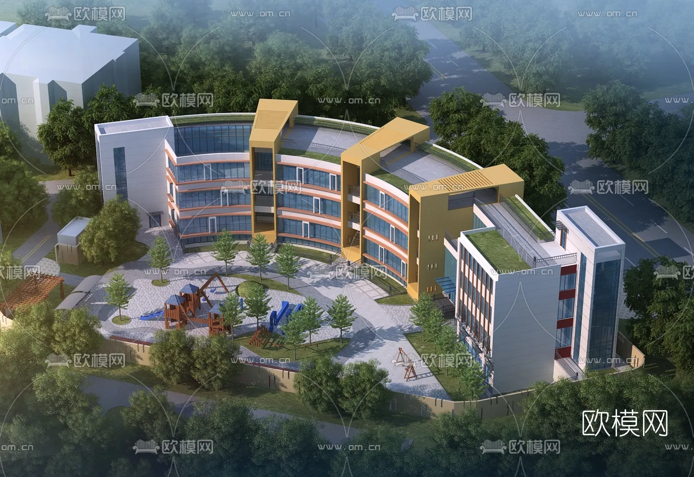 KINDERGARTEN - VRAY / CORONA - 3D MODEL - 1209