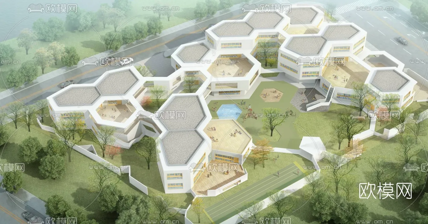 KINDERGARTEN - VRAY / CORONA - 3D MODEL - 1212