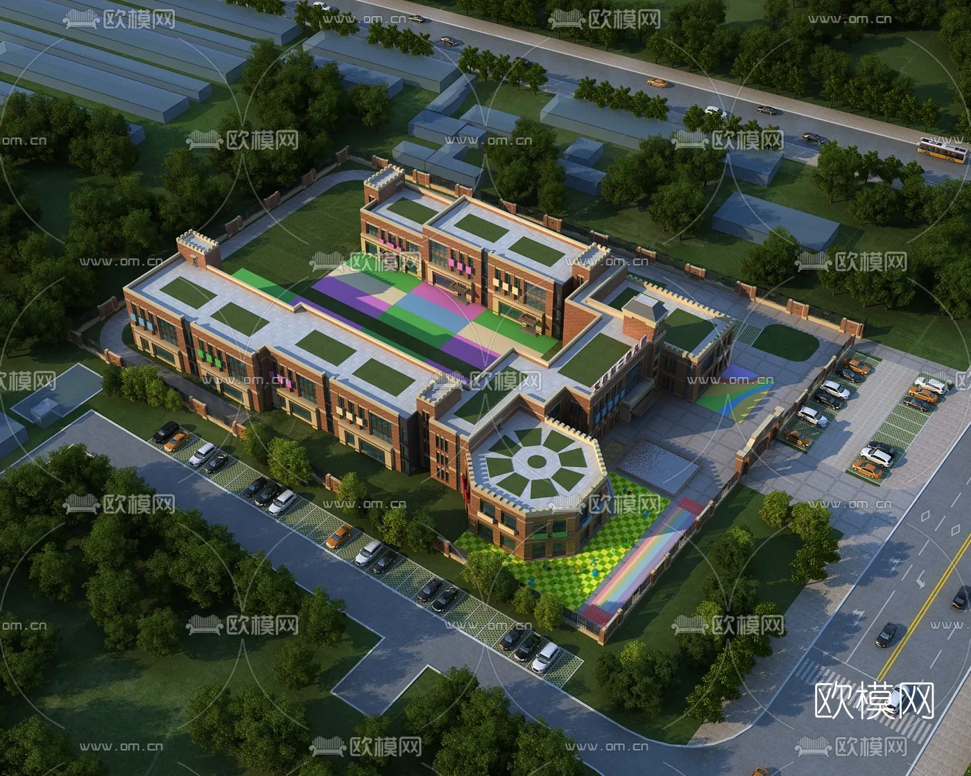 KINDERGARTEN - VRAY / CORONA - 3D MODEL - 1213