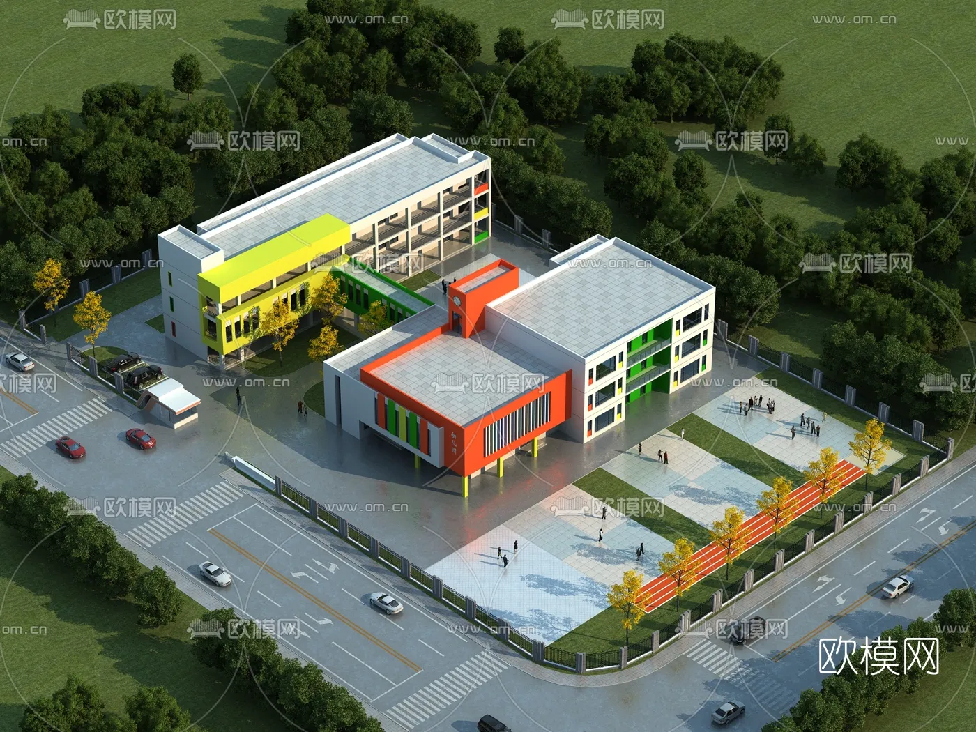 KINDERGARTEN - VRAY / CORONA - 3D MODEL - 1214