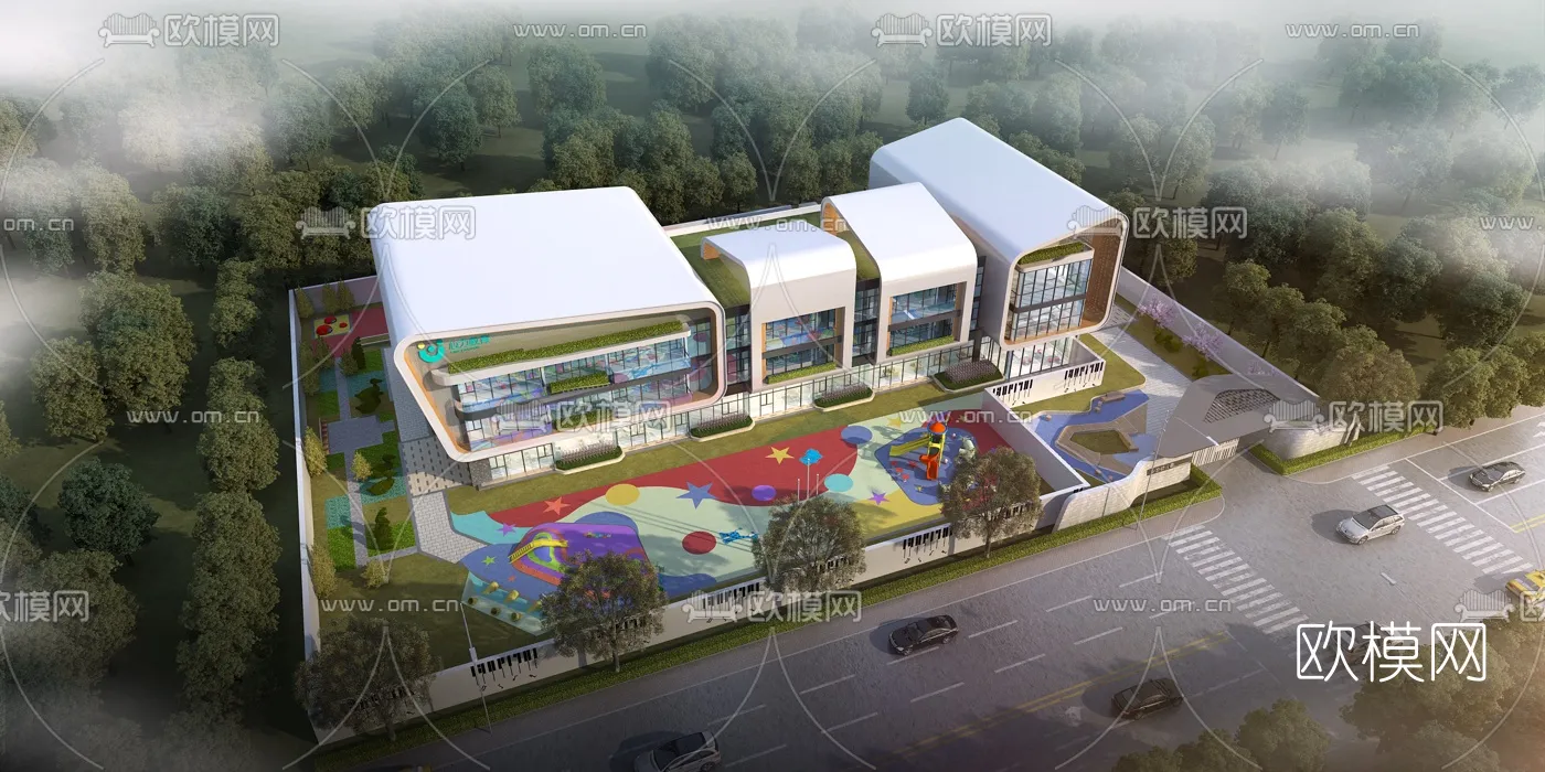 KINDERGARTEN - VRAY / CORONA - 3D MODEL - 1220