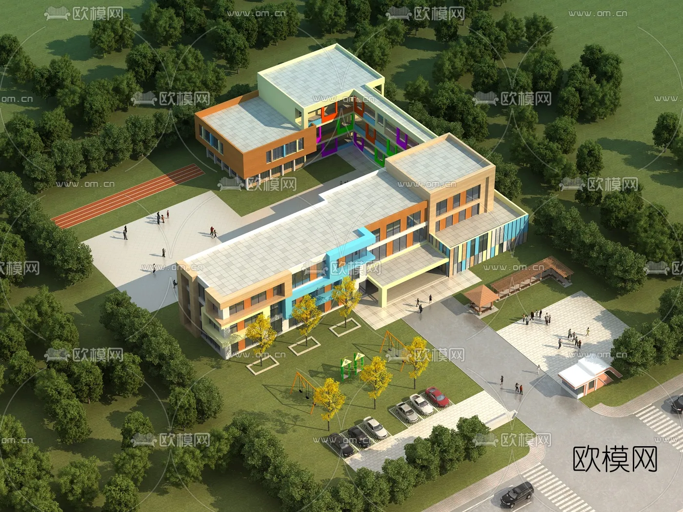 KINDERGARTEN - VRAY / CORONA - 3D MODEL - 1223