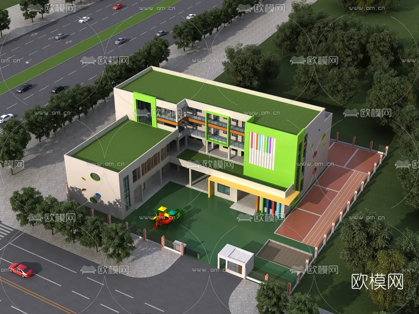 KINDERGARTEN - VRAY / CORONA - 3D MODEL - 1225