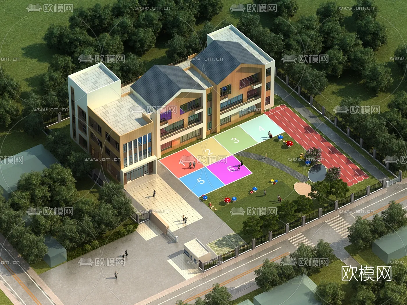 KINDERGARTEN - VRAY / CORONA - 3D MODEL - 1231