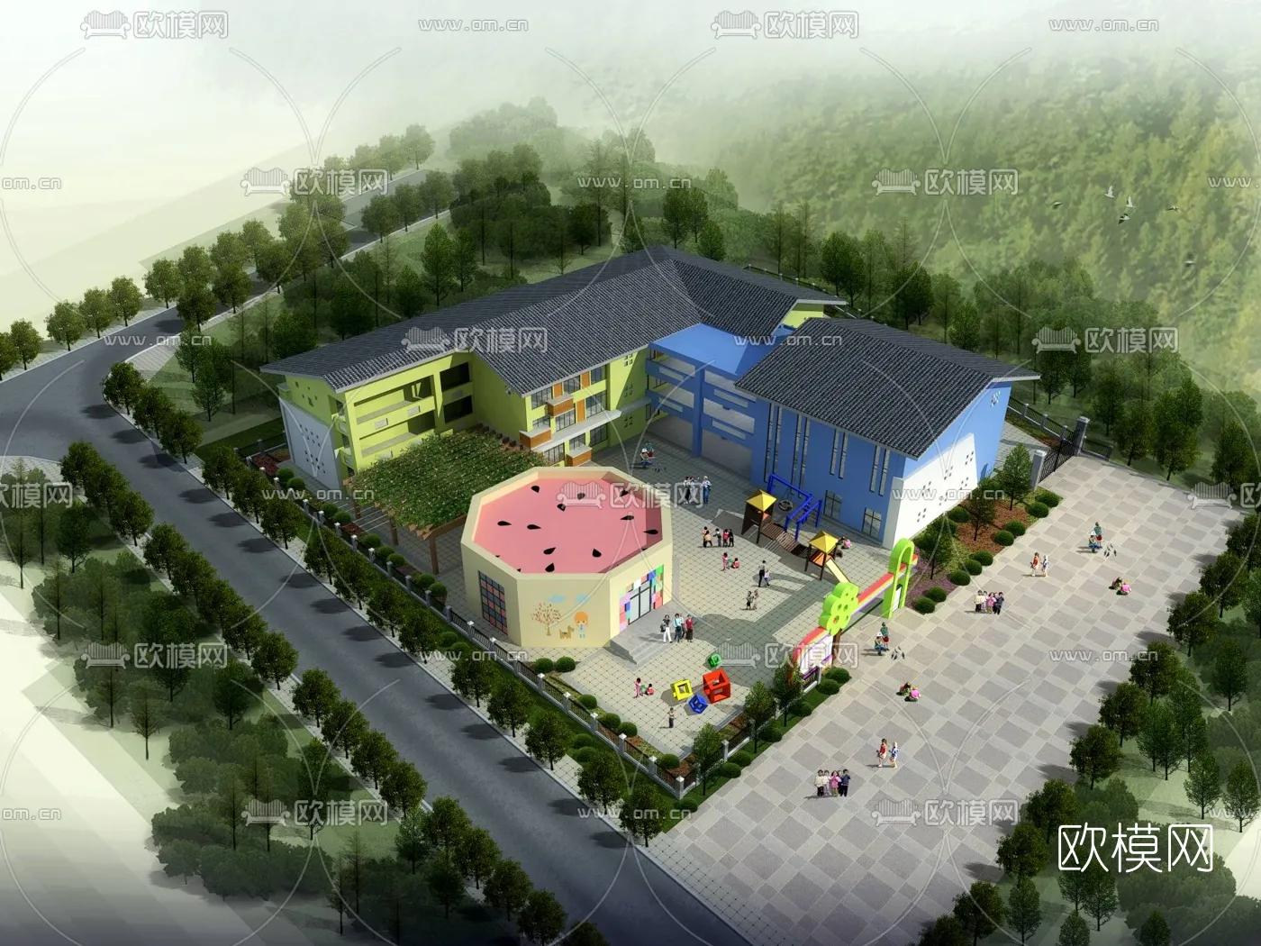 KINDERGARTEN - VRAY / CORONA - 3D MODEL - 1232