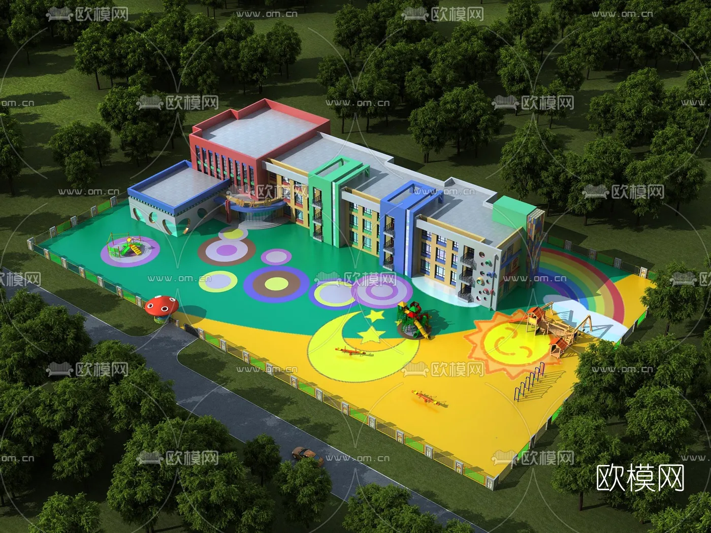 KINDERGARTEN - VRAY / CORONA - 3D MODEL - 1235