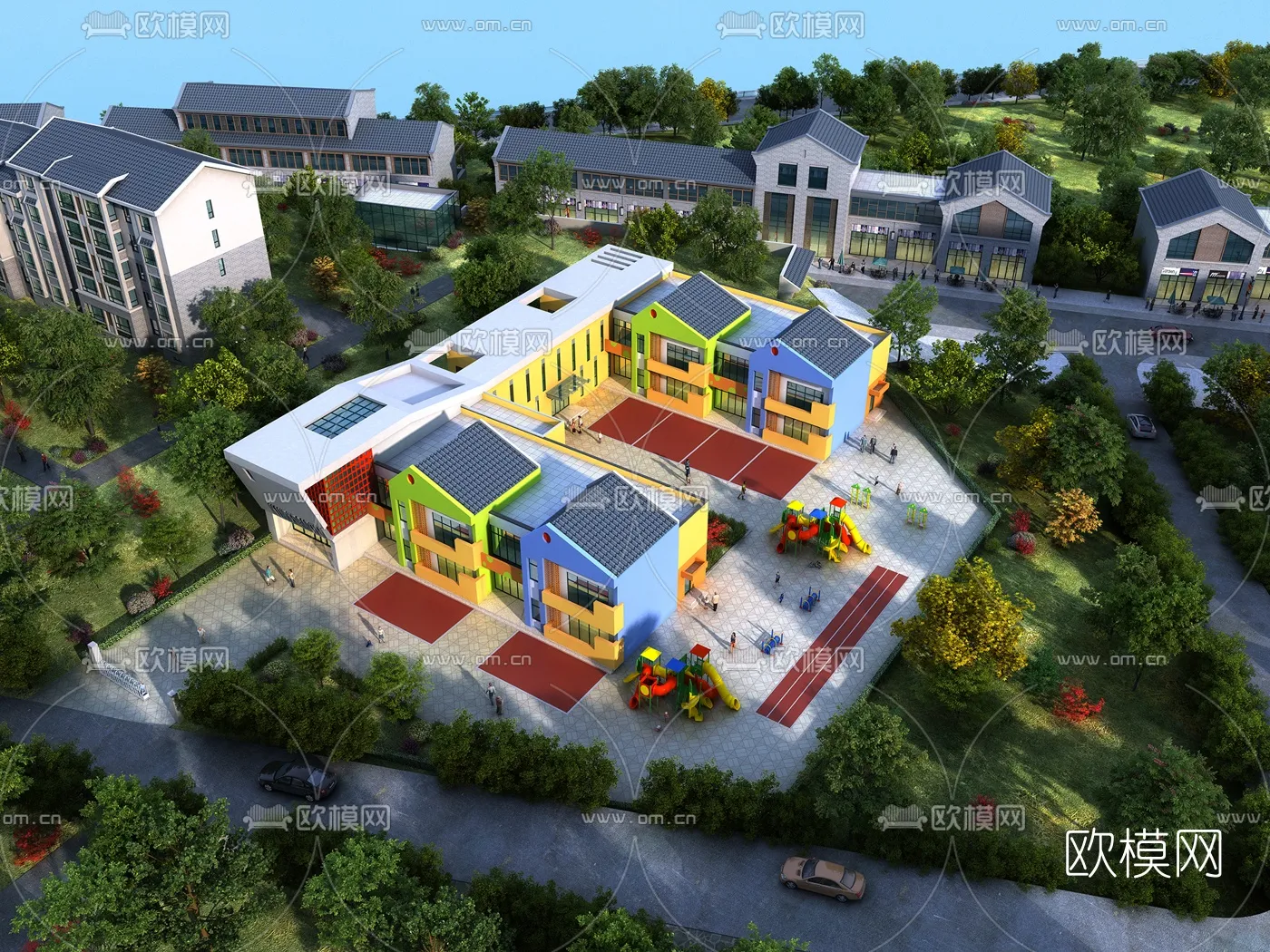 KINDERGARTEN - VRAY / CORONA - 3D MODEL - 1237