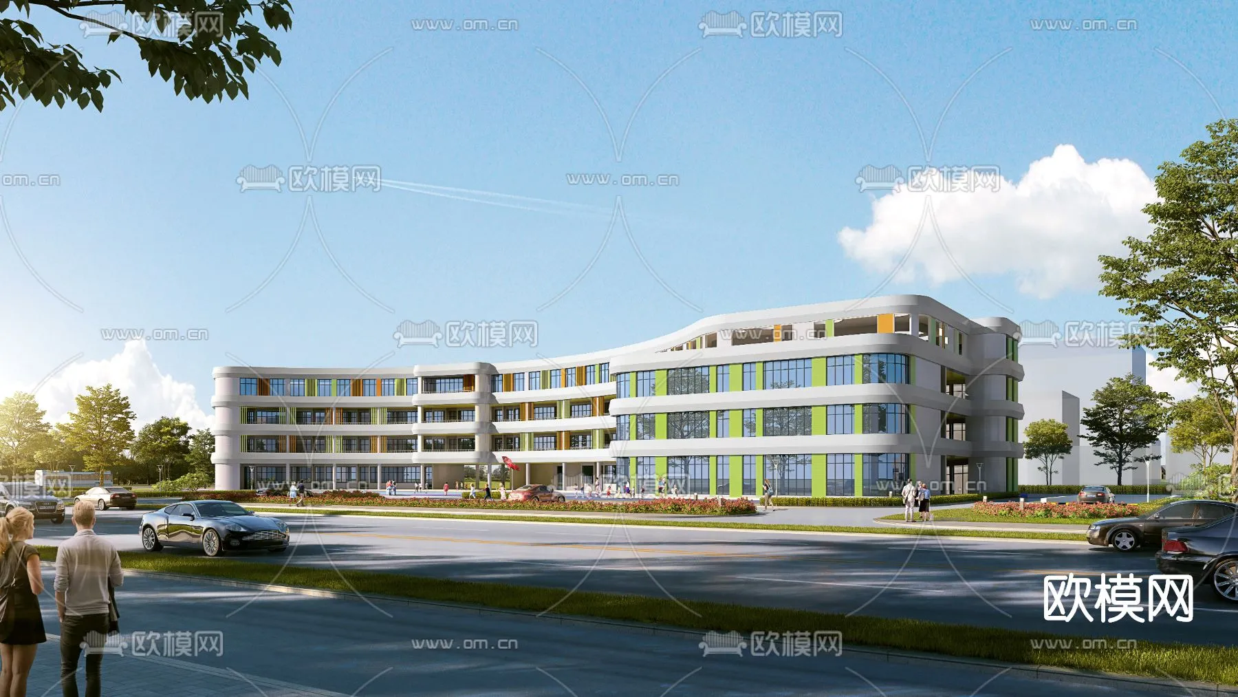 KINDERGARTEN - VRAY / CORONA - 3D MODEL - 1238