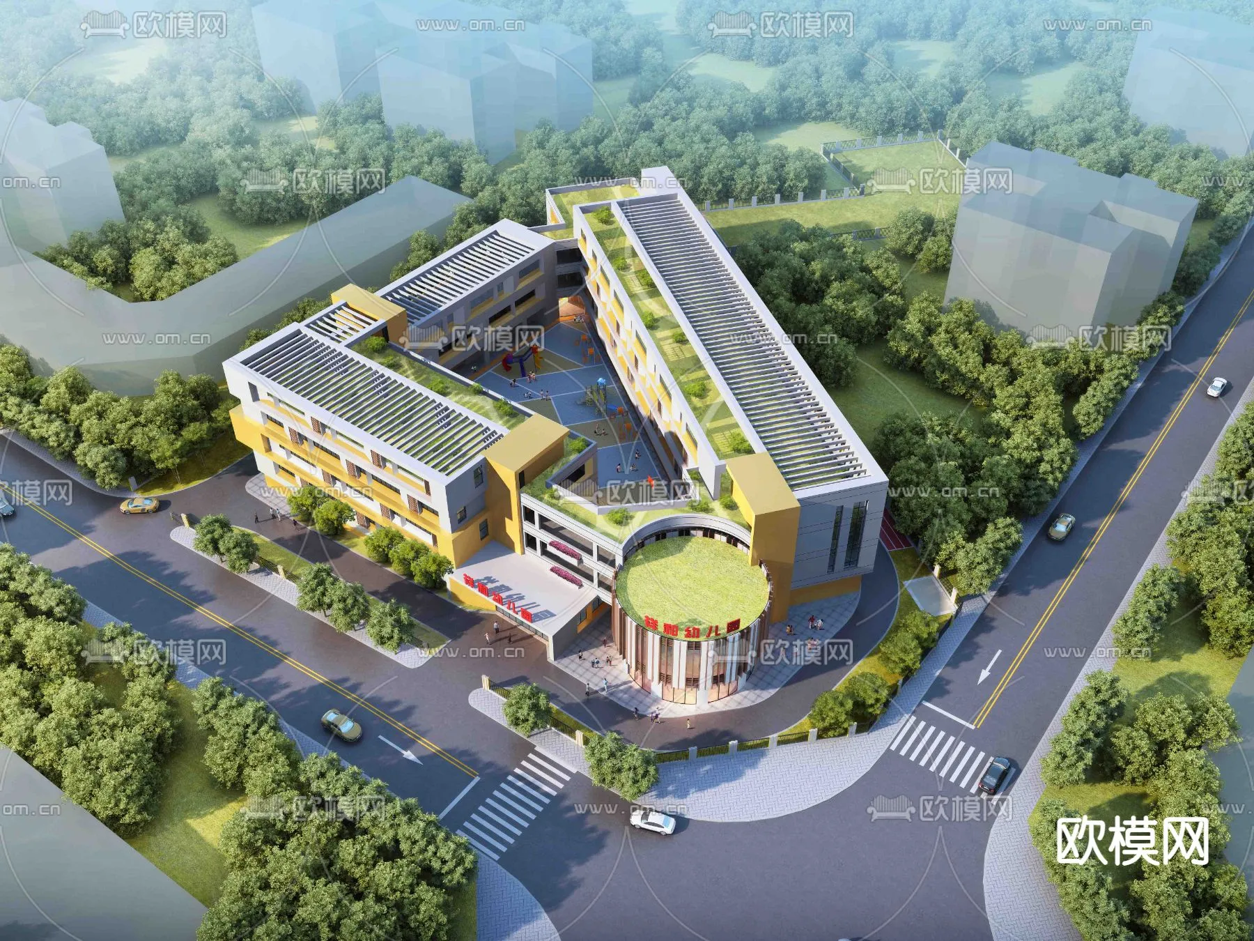 KINDERGARTEN - VRAY / CORONA - 3D MODEL - 1239