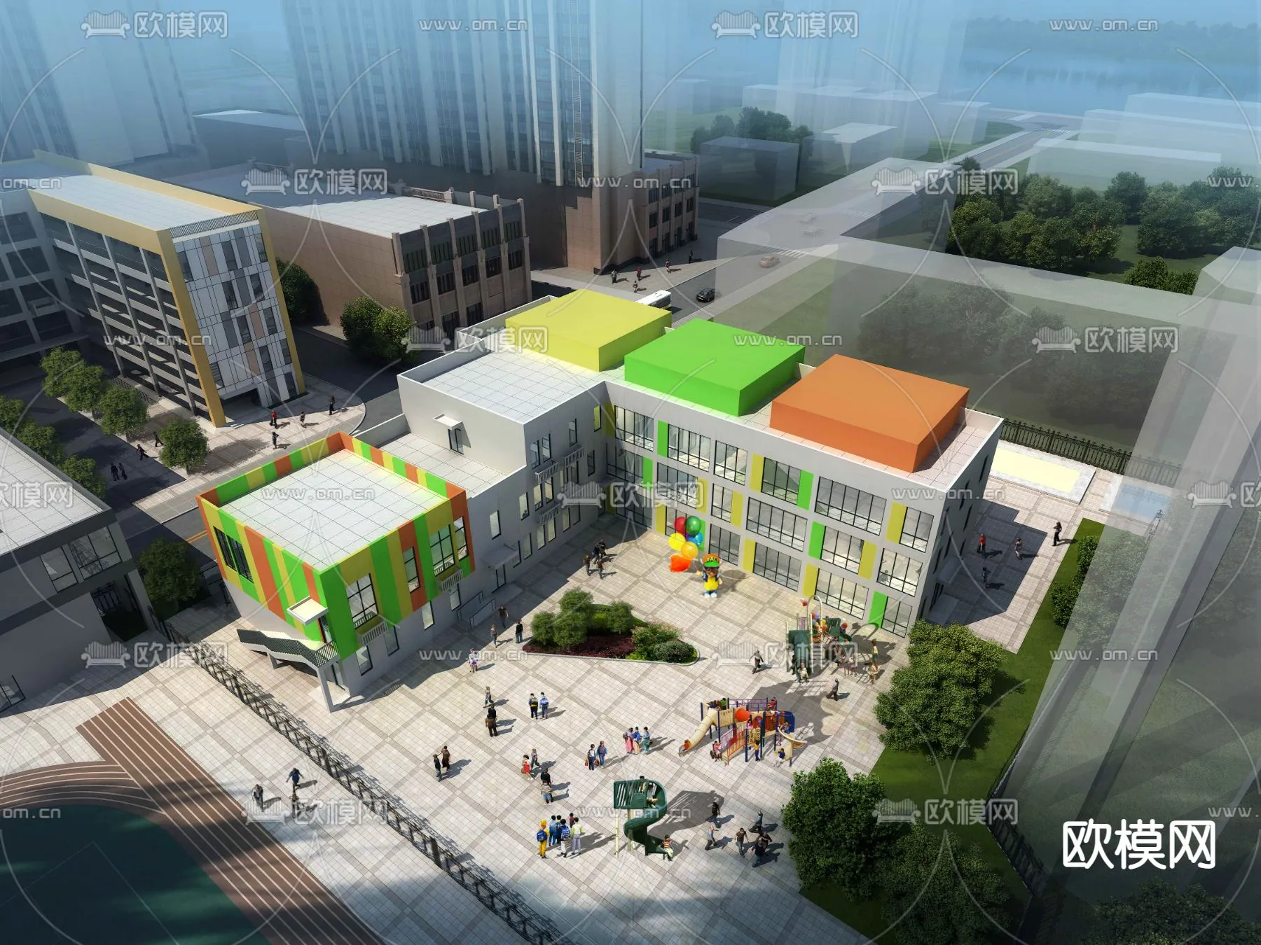 KINDERGARTEN - VRAY / CORONA - 3D MODEL - 1242