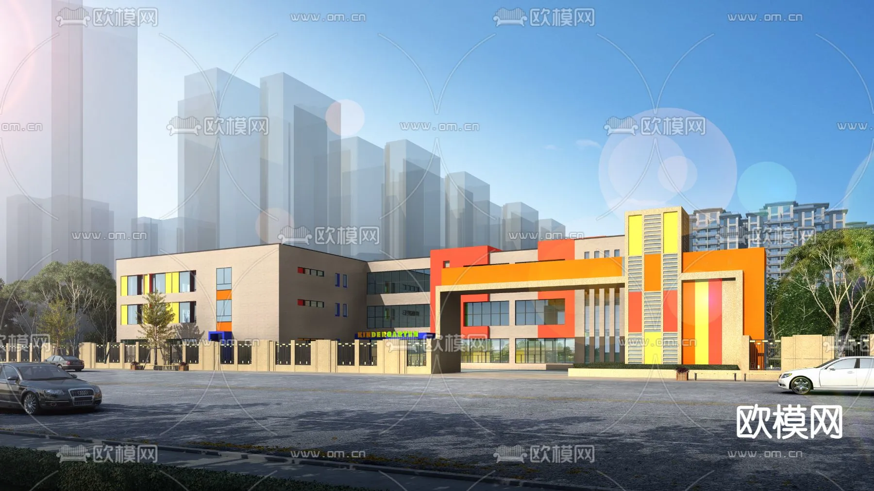 KINDERGARTEN - VRAY / CORONA - 3D MODEL - 1247