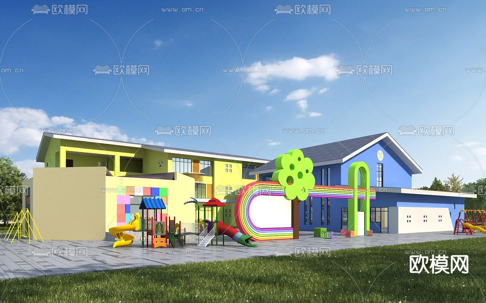 KINDERGARTEN - VRAY / CORONA - 3D MODEL - 1249