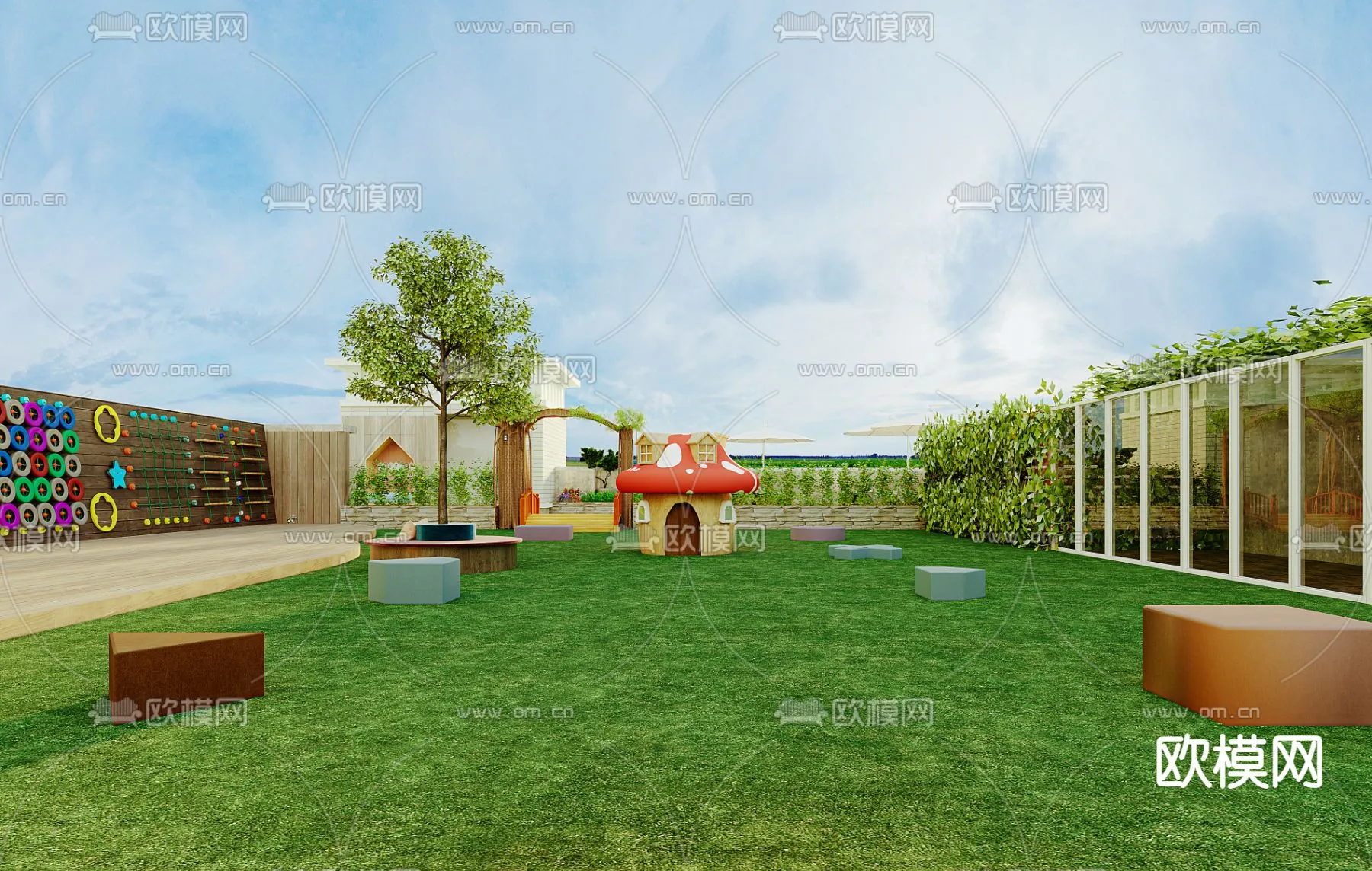 KINDERGARTEN - VRAY / CORONA - 3D MODEL - 1251