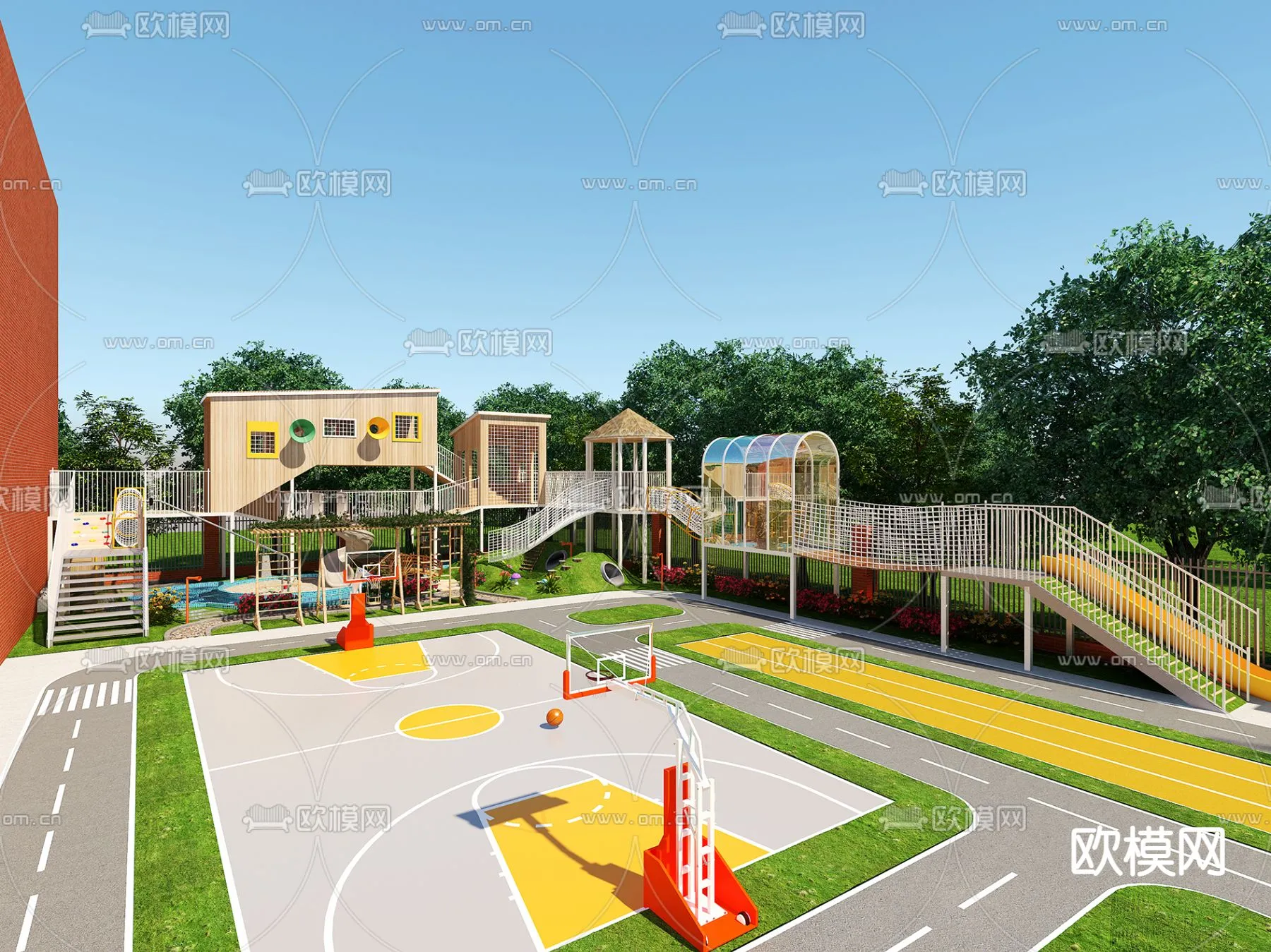 KINDERGARTEN - VRAY / CORONA - 3D MODEL - 1252
