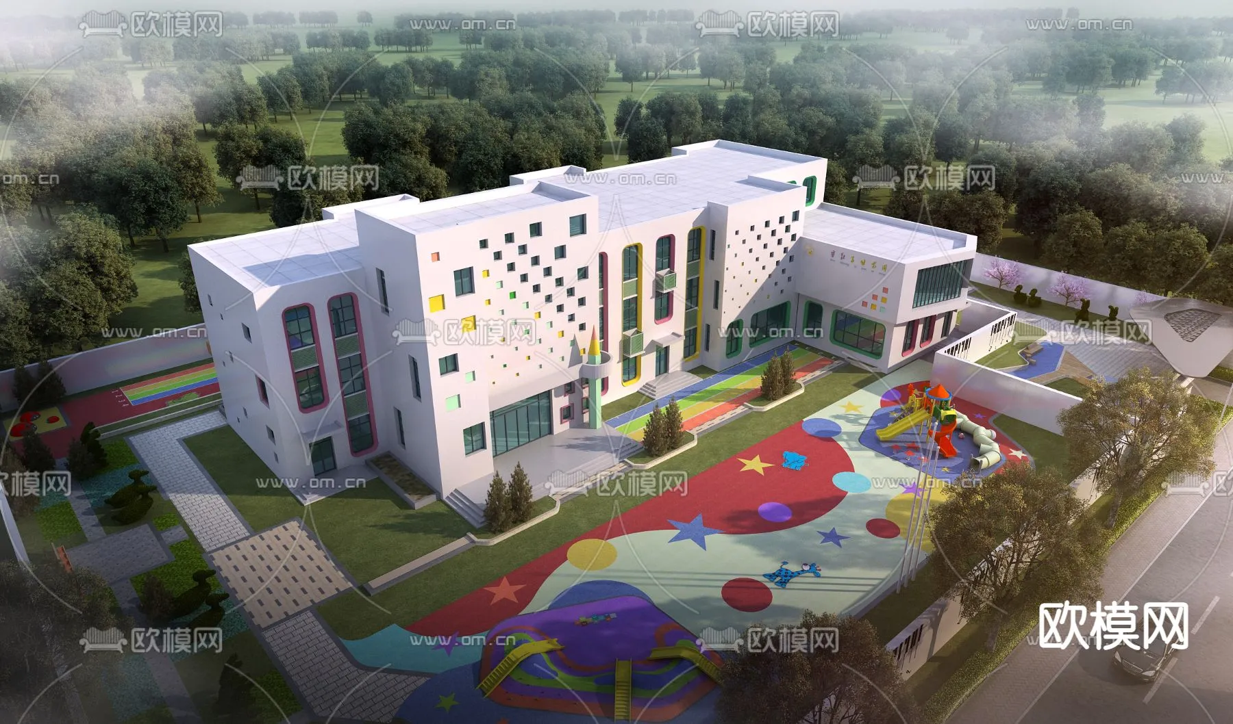 KINDERGARTEN - VRAY / CORONA - 3D MODEL - 1255