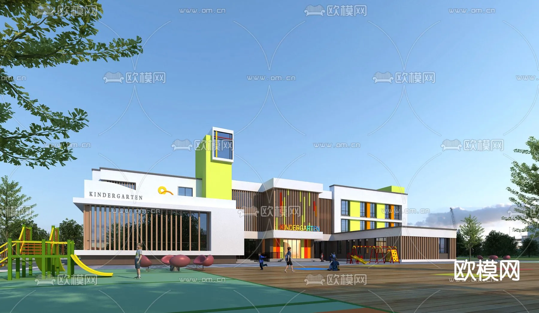 KINDERGARTEN - VRAY / CORONA - 3D MODEL - 1259