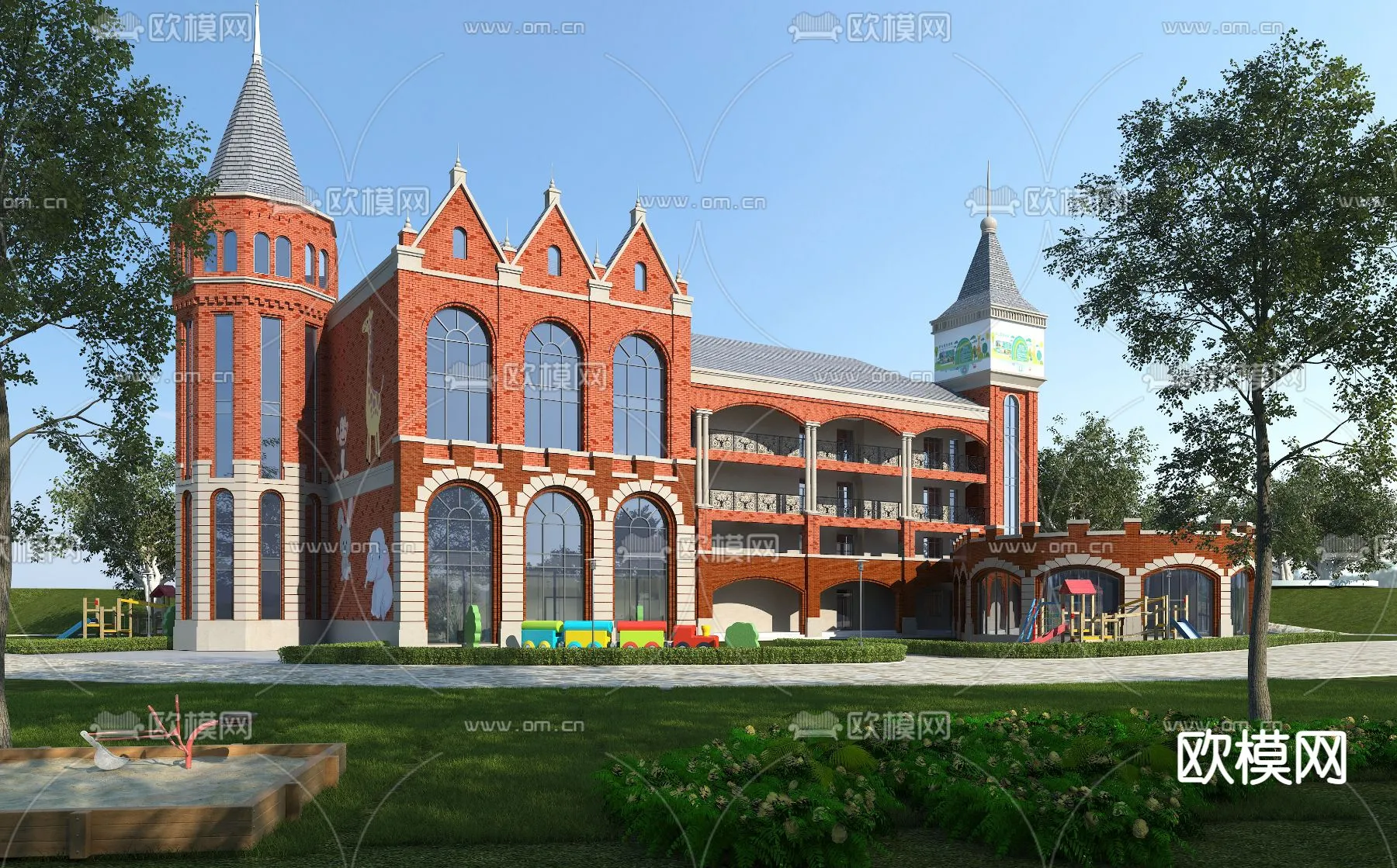 KINDERGARTEN - VRAY / CORONA - 3D MODEL - 1260