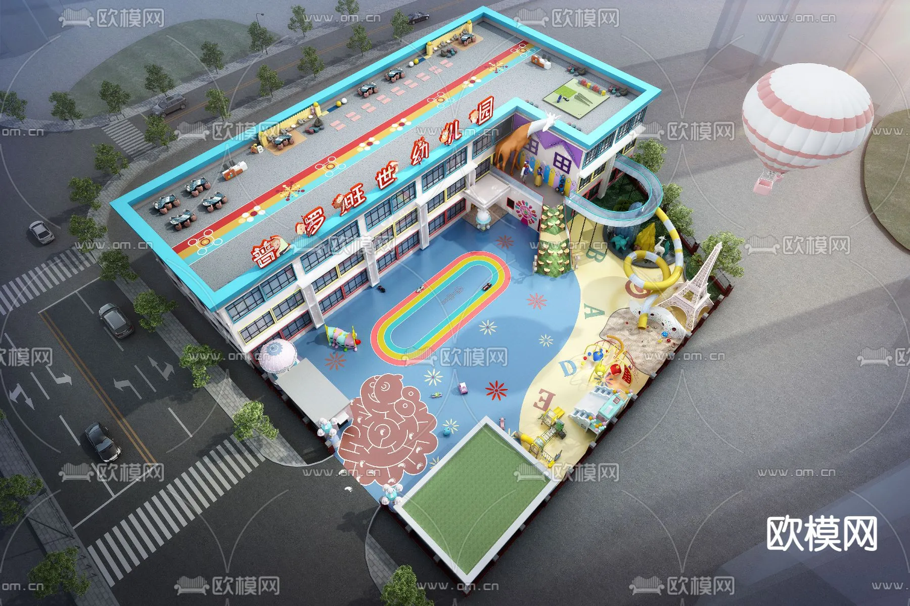 KINDERGARTEN - VRAY / CORONA - 3D MODEL - 1264